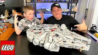 UCS Millennium Falcon Review LEGO Star Wars Set 75192 [upl. by Wyndham]