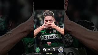 Man city vs sporting cp ☠️ footballplayer edit youtubeshorts [upl. by Nessim456]