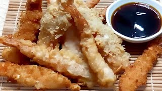 Tempura Battered Shrimp and Easy Tempura Dipping Sauce without Mirin [upl. by Tripp]