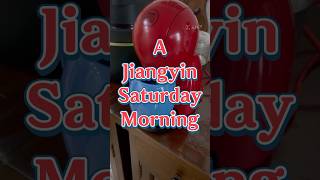 Andis Kaulins in China Daily Video 361 A Jiangyin Saturday Morning [upl. by Htieh89]