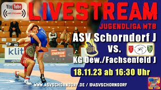 20231118  WRVJugendliga  ASV Schorndorf J  KG DewangenFachsenfeld J [upl. by Portingale]