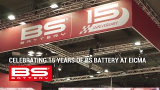 BS BATTERY’s 15th Anniversary at EICMA 2024 [upl. by Nomma]