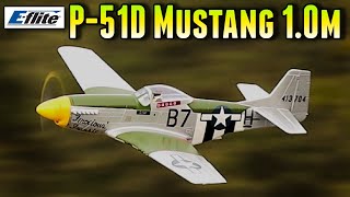 EFlite P51D Mustang 10m BNF Basic with AS3X and SAFE Select  Model AV8R Announcement amp Review [upl. by Mayfield]