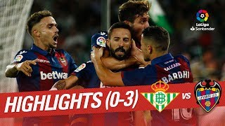 Resumen de Real Betis vs Levante UD 03 [upl. by Savell]