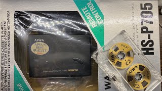 Aiwa HSP705 walkman  cassette player repair fix diy repair E0002 [upl. by Audette]