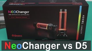 Enermax NeoChanger ReservoirPump Combo vs Laing D5 Vario [upl. by Brynne]