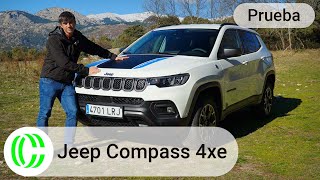 Jeep Compass Trailhawk 4xe  Prueba  Review  Opinión  Cochescom [upl. by Kelly]