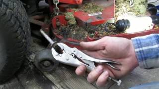 Zero Turn Mower Deck Idler Pulley Installation [upl. by Dinesh]