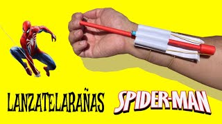 Como hacer un Lanza telarañas de Spiderman Wed shooter [upl. by Nyleahs768]