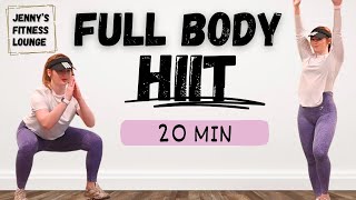 20MIN HIIT WORKOUT  Full Body CardioTone at Home [upl. by Jamil]