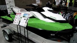 2013 SeaDoo GTI SE130 Jet Ski  Walkaround  2013 Montreal Boat Show [upl. by Koslo]