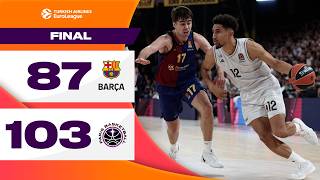 TJ Shorts PERFECT night  FC Barcelona  Paris Basketball  BASKETBALL HIGHLIGHTS R10 202425 [upl. by Lorenzana]