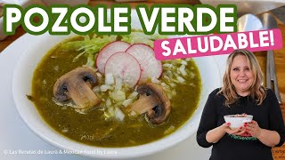 Cómo hacer Pozole Verde Saludable comidassaludables diabetes colesterol [upl. by Aday]