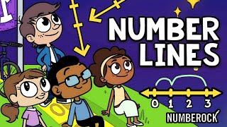 Number Lines Song  Adding and Subtracting on a Number Line [upl. by Tamas]