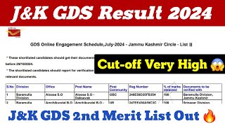 jampk gds result 2024jampk gds 2nd merit listcutoff very High [upl. by Jourdan189]