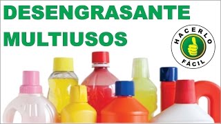 Desengrasante Multiusos  Cómo Hacer Un Desengrasante Concentrado Casero  Hacerlo fácil [upl. by Ayisan496]