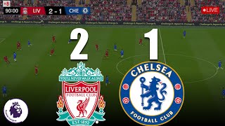 First Half  Liverpool 2  1 Chelsea I EPL 202425 I Highlights and Goals [upl. by Ateerys626]