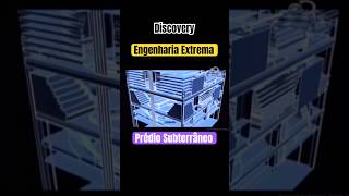 DiscoveryEngenharia Extrema Prédio Subterrâneo shorts ciencia engenharia tecnologia discovery [upl. by Veljkov]