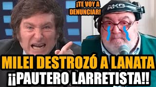 MILEI DESTROZÓ A LANATA POR ENSOBRADO Y MENTIROSO  FRAN FIJAP [upl. by Weixel]