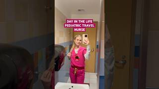 DAY IN THE LIFE PEDIATRIC TRAVEL NURSE  nurse nurselife pediatricnurse nursing nursingschool [upl. by Kondon]