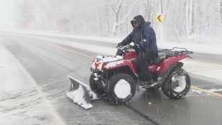 Luzerne County residents cope with power losses after snow storm [upl. by Campball]