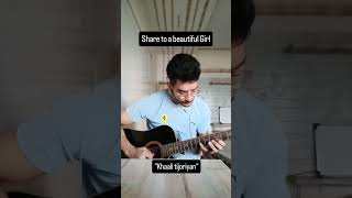 Kesariya Slow Guitar bgm brahmastra kesariya tabs [upl. by Lesnah]