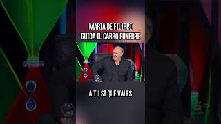 Maria De Filippi che guida il carro funebre a Tu si Que Vales 😂 [upl. by Neened]