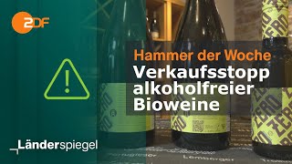 Verkaufsstopp alkoholfreier Bioweine  Hammer der Woche vom 100224  ZDF [upl. by Salahi756]