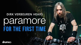 Megadeth Drummer Hears Paramore For The First Time [upl. by Carpet]