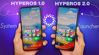 HyperOS 10 vs HyperOS 20 System Launcher  New Smooth Animations Coming for Xiaomi Devices 🤩 [upl. by Cirted]