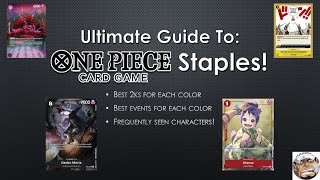 ULTIMATE Guide to One Piece Card Game Staples OP09 [upl. by Thekla]