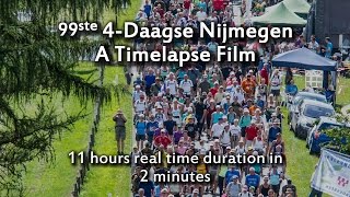 4Daagse Nijmegen  A Timelapse Film 4K [upl. by Ringo]