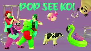 Pop See Ko by Koo Koo  Just Dance Fanmade IggyPancakes Season 1 Kids Party [upl. by Aihsekan240]