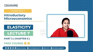 Part 2  Chapter 5  Elasticity  Lecture 7  Semester 1 Introductory Microeconomics  FREE Course [upl. by Jaf235]