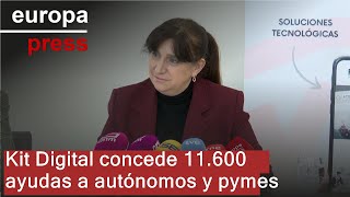 El programa Kit Digital ha concedido cerca de 11600 ayudas a autónomos y pymes [upl. by Urion]