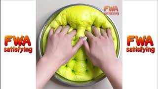 Relaxing and Satisfying Slime Videos 21 Fast Version  FWA Satisfying [upl. by Aitekram413]