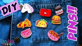 Haz PINS super fáciles DIY ideas kawaii 😉 [upl. by Anel]