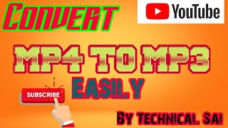 Convert Mp4 To Mp3 Easily  Without Any app  By Technical Sai  shorts Mp4toMp3coverter [upl. by Ivens]