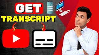 How To Get Transcript From YouTube Video 2024 [upl. by Anselme]