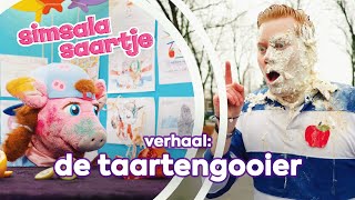 DE TAARTENGOOIER 🎂🥑🥝🍊  SIMSALA SAARTJE 🐽  Educatieve kleutertelevisie  Fruit en vruchten [upl. by Eelarual]