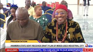 Anambra State Govt Receives Draft Plan Of MixedUse Industrial City [upl. by Nwahsiek840]