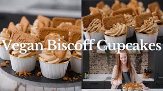 Vegan Biscoff Cupcakes Recipe  Jane’s Patisserie [upl. by Izabel]