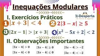 Inequações Modulares na Prática [upl. by Alurd435]