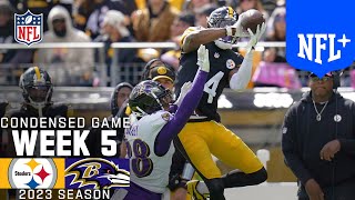 Ravens vs Steelers  Week 5 2023  NFL Condensed Game [upl. by Aneleairam]