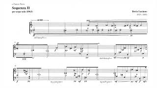 Berio  Sequenza II score HD [upl. by Nosaj992]