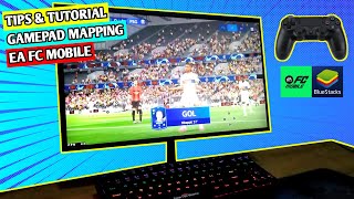 TUTORIAL GAMEPAD MAPPING EA FC MOBILE EMULATOR BLUESTACKS [upl. by Saberhagen]