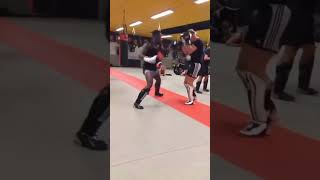 Did This Fighter Cross the Line Uppercut Leads to Intense Sparring Session 🥊 boxing mma [upl. by Kenzi]