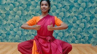 Sarukkal Adavu with 12 reps  Bharathanatyam  Adavu [upl. by Tennos]