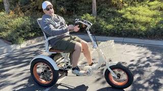 750 Watt ETrike REVOLUTIONIZES Fat Tire Recumbent Electric Tricycles You MUST SEE This [upl. by Rennug]