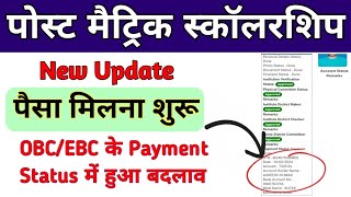 Post Matric Scholarship  PMS new update  Bihar Scholarship  post matric scholarship status check [upl. by Nehgam]